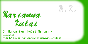 marianna kulai business card